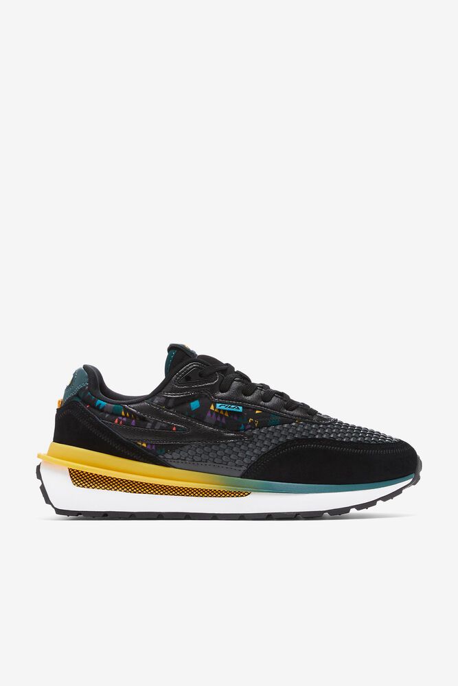Fila Sneakers Mens Black - Renno Woven - Philippines 8351962-VQ
